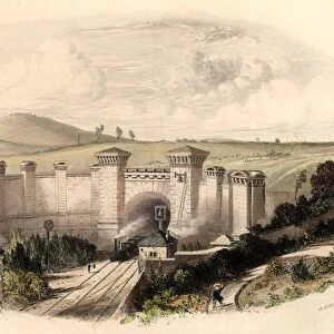 Primrose Hill Tunnel near London, on the London and Birmingham Railway, opened in 1838