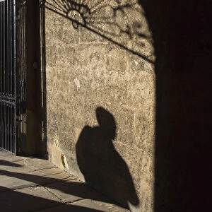 Shadows in the passageway from the Bodleian Library to Radcliffe Square