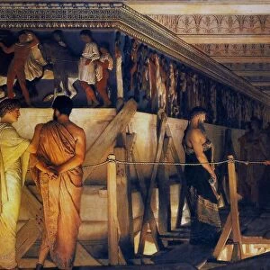 Sir Lawrence Alma-Tadema, Phidias showing the Parthenon Frieze to his Friends, Sir