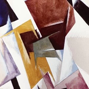 Spacial force construction (1921) painting by lyubov popova (1889 - 1924)
