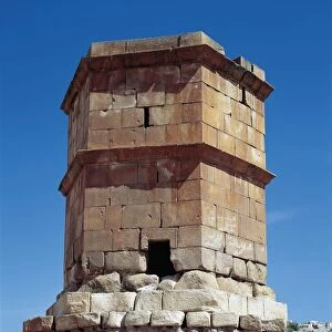 Tunisia, Kasserine Governorate, Haidra, Roman archaeological site of ancient Ammaedara, Hexagonal mausoleum