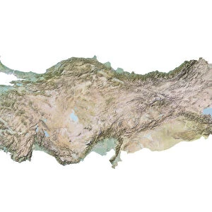 Turkey, Relief Map