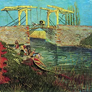 Vincent van Goghs The Langlois Bridge at Arles 1888 A. D