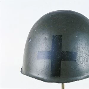 World War II Italian Savoy Cavalry Helmet with Cross, 20th Century
