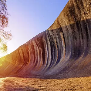 Sunrise at Wave Rock, Hyden, Western Australia, Australia