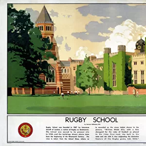 Rugby School, LMS poster, 1923-1947