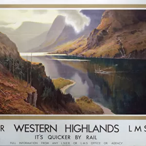 Western Highlands, LNER / LMS poster, c 1935
