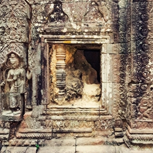 Bas relief carvings, Ta Som temple