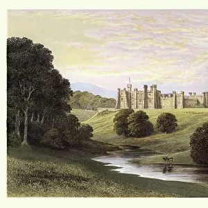 Brancepeth Castle, County Durham, England, History English Architecture, 19th Century Landscape Art