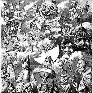 Gathering for the Pantomime: Dream of Chancifancia, Illustrated London News