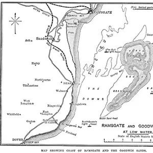 Map of Ramsgate and Goodwin Sands