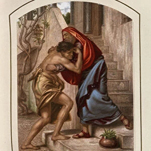 The Prodigal Son returning home to his father, Mercy