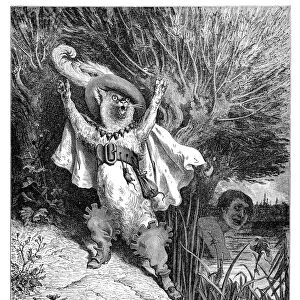 Puss in Boots engraving