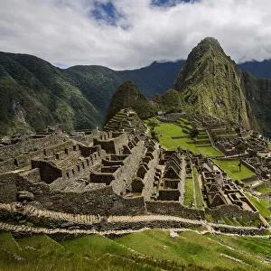 View Of The City of Machu Picchu, Cusco Region, Urubamba Province, Peru, South America