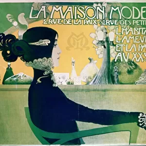 La Maison Moderne c. 1902 (poster) by Manuel Orazi (1898-1934) Location Musee des Arts Decoratifs
