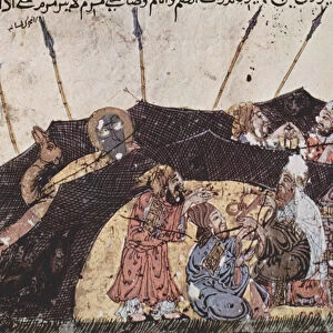 The 43rd Maquma of Al-Hariri, 1225-1235 (tempera on paper)