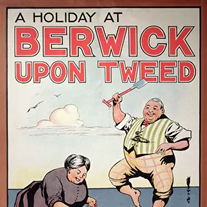 "A Holiday at Berwick Restores Youthful Vigour", tourism poster, 1913 (litho)