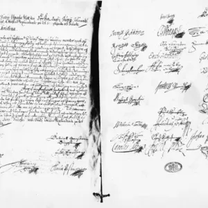 The Abdication Statement of Christina, Queen of Sweden, 1654 (writing)