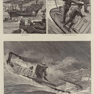 From Aberdeen, Hong Kong Island, to Macao in a Torpedo Boat (engraving)