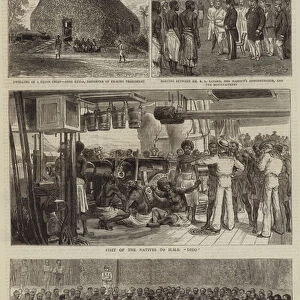 The Abolition of Cannibalism in Fiji (engraving)