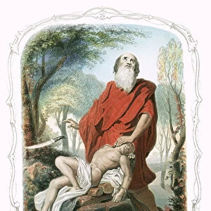 Abraham offering up Isaac