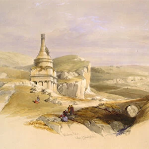 Absaloms Pillar in the Valley of Jehoshaphat, 1839 (lithograph)
