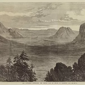 The Abyssinian Expedition, the British Camp at Senafe on Christmas Day (engraving)