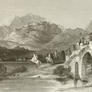 The Acropolis of Pergamus (engraving)