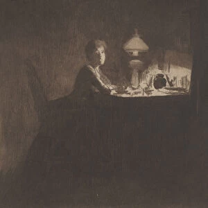 The Acting Manager, Mrs D Oyly Carte, 1884 (etching)