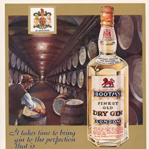 Advertisement for Booths Gin (colour litho)