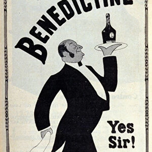 Advertising for the digestive "Benedictine"