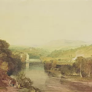 Addingham Mill on the Wharfe, West Yorkshire, c. 1808 (w/c on paper)