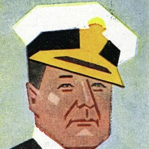 Admiral of the Fleet, Earl Beatty, 1926 (colour litho)