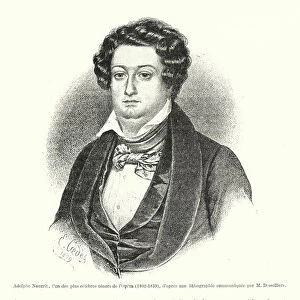 Adolphe Nourrit, l un des plus celebres tenors de l Opera, 1802-1839, d apres une lithographic communiquee par M Dessolliers (engraving)