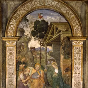 Adoration of the Child, c. 1490 (oil on wood panel)