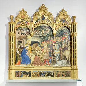 Adoration of the Magi, 1423, (tempera on wood)