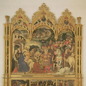 Adoration of the Magi altarpiece, 1423 (tempera on panel)