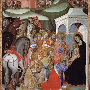 Adoration of the Magi (Painting, 14th century)