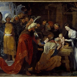 The Adoration of the Magi Painting by Pierre Paul (Pierre-Paul