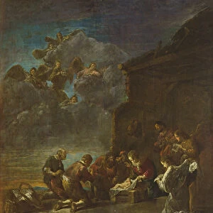 Adoration of the Shepherds, 1630-40 (oil on panel)