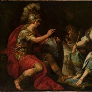 Aeneas and Dido (oil on canvas)