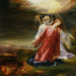 The Agony in the Garden, 1858 (oil on panel)