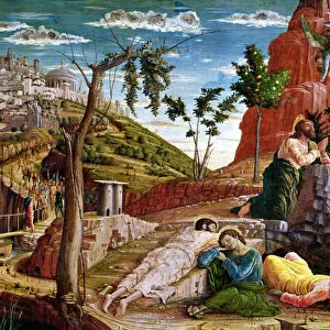 The Agony in the Garden, left hand predella panel from the Altarpiece of St. Zeno of Verona