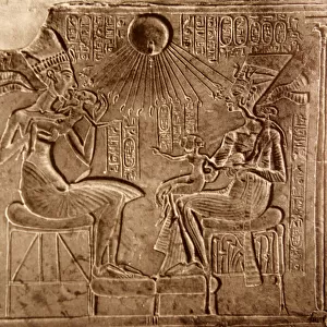 Akhenaten and His Family, from Akhetaten (modern Tell el-Amarna)
