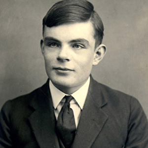 Alan Turing, 1928 (b / w photo)