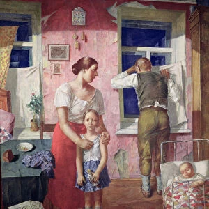 Alarm, 1934 (oil on canvas)
