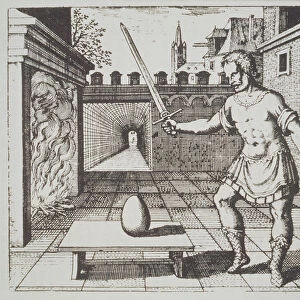 Alchemical Allegory: The Philosophers Egg, from Srutinium Chymicum