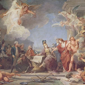 Allegory of the Declaration of the Rights of Man, 1790 (oil on canvas)