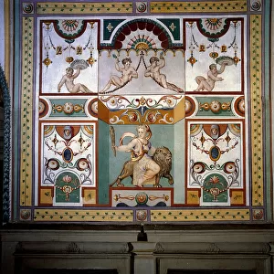 Allegory of the Fortezza and grotesque (fresco)