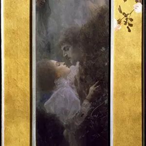 Allegory of Love Painting by Gustav Klimt (1862-1918), 1895. Oil on canvas. Dim: 0. 60 x 0